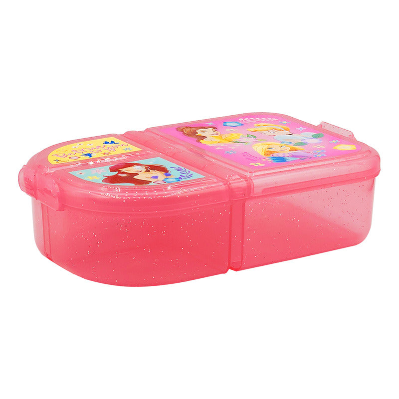 Lonchera Escolar Infantil 3 Divisiones Diseños Animados