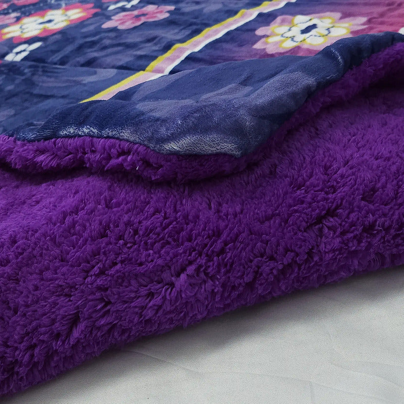 Edredón Borrega Soft Sobrecamero 2x2.20m Marca Providencia® Multicolor Cozumel