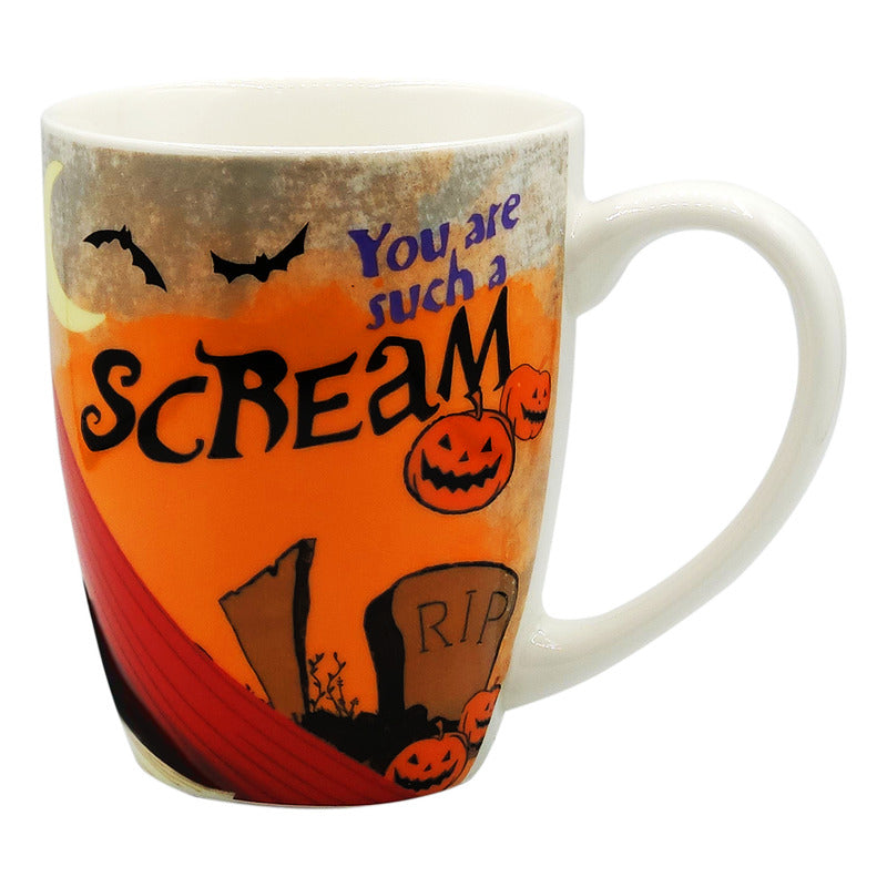 Taza Tarro De Porcelana 500ml El Extraño Mundo De Jack Multicolor El Extraño Mundo De Jack