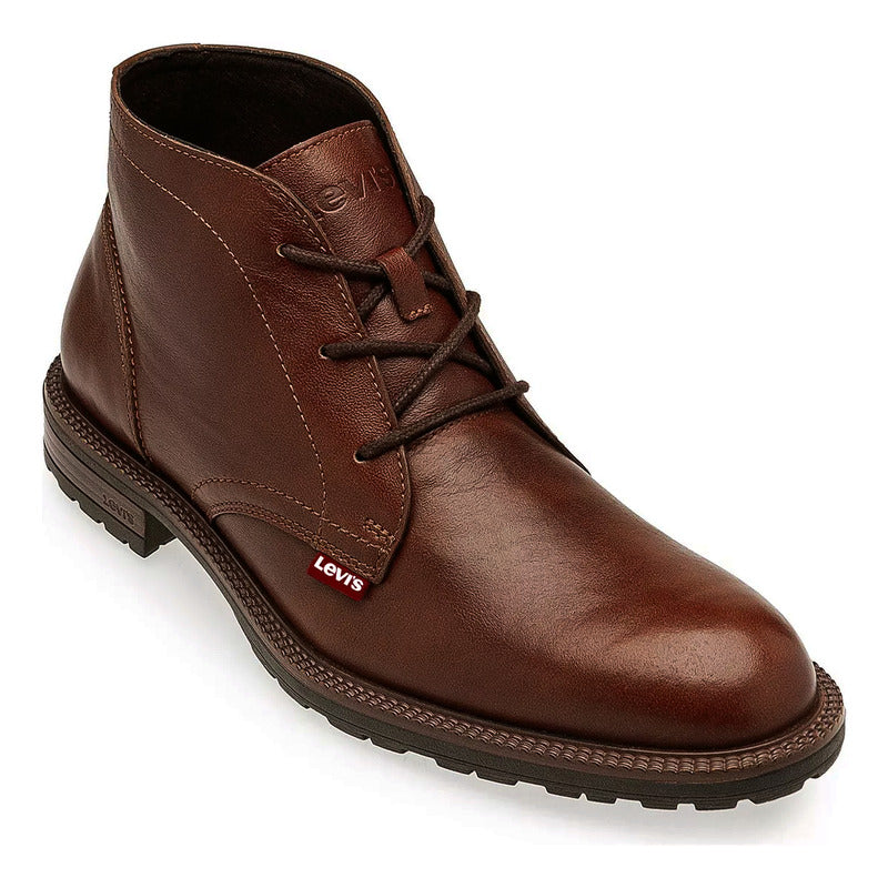 Bota Casual Para Hombre Mod. L2125494 Marca Levi's® Chocolate Liso 27 Mx