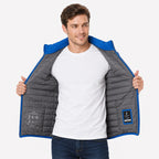 Chaleco Ligero Para Hombre Cw90-vpol8750 Marca Greenlander® Azul Capitonado G