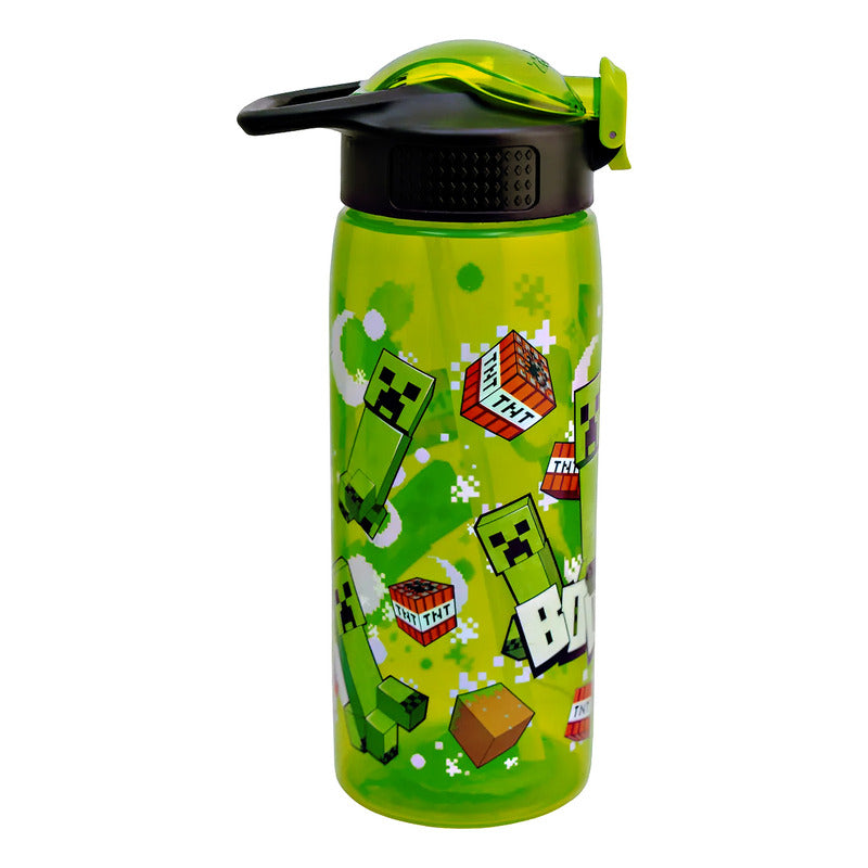 Botella Infantil Ligera Para Agua 700ml Diseños Animados