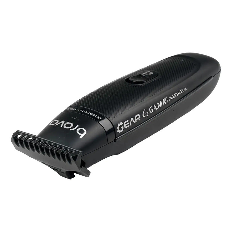 Rasuradora Trimmer Gear Bravo 9000rpm Inalámbrica Ga.ma® Negro