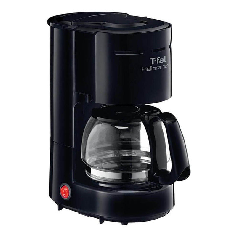 Cafetera De Filtro Permanente Heliora Petit Negra Prepara 4 Tazas De Café Cuenta Con Sistema Antigoteo Por Lo Que Puedes Servir El Café Mientras Se Está Preparando T-fal Cm3218mx