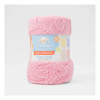 Cobertor Frazada Ligero Jacquard Cunero 90x110m Providencia® Elefantin Rosa Pálido