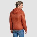 Chamarra Capitonada Para Hombre Cw90-pol8387  Greenlander® Naranja Ch Capitonado
