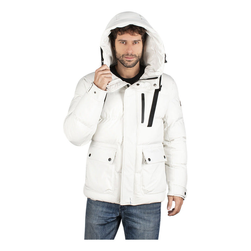 Chamarra De Hombre Gorro Ajustable Cw83-pol8309 Greenlander®