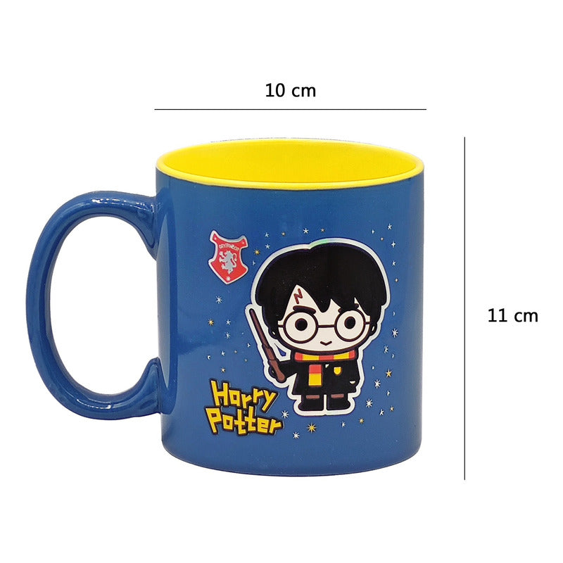 Taza Grande Tarro Metálico Animado Diseños Varios