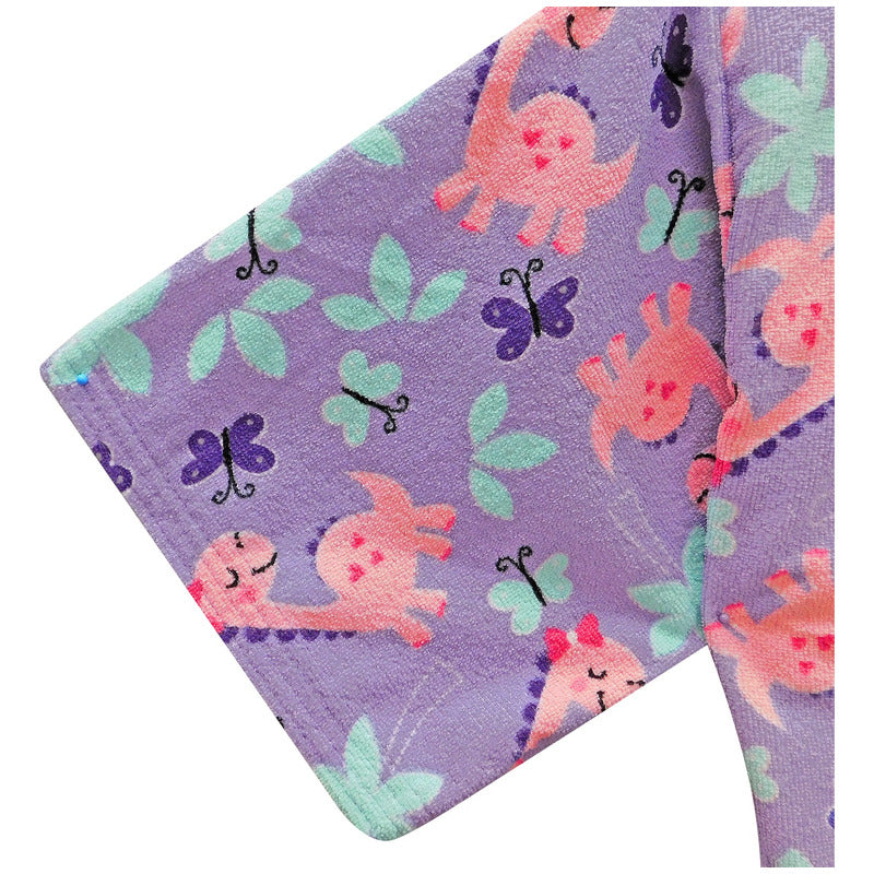 Bata De Baño Microfibra Estampada Diseños Animados