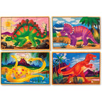 Rompecabezas De Madera 4 En 1 Dinosaurios Melissa & Doug®