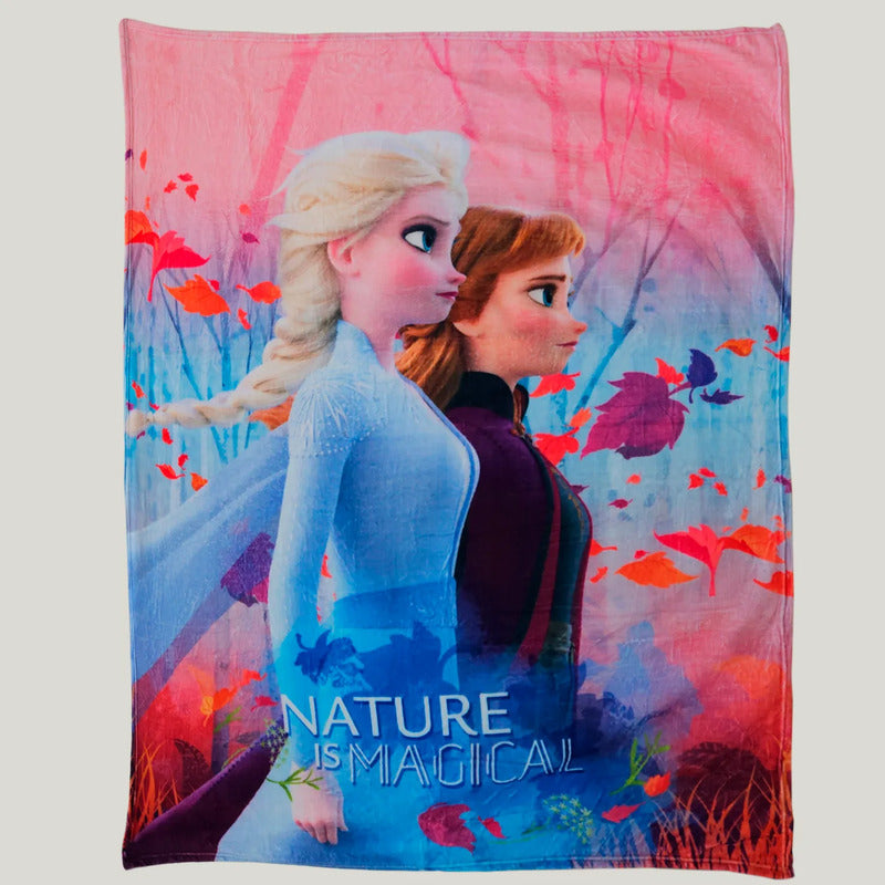 Cobertor Ligero Super Suave Matrimonial Diseños Providencia® Frozen 850 G Multicolor