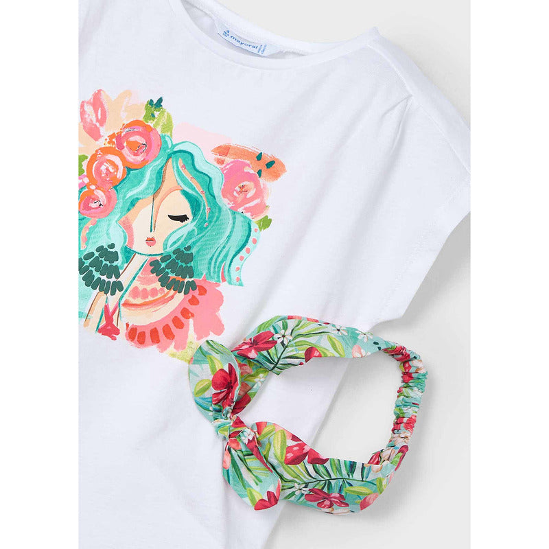 Blusa Con Diadema Para Niña Mod.3009 Marca Mayoral®