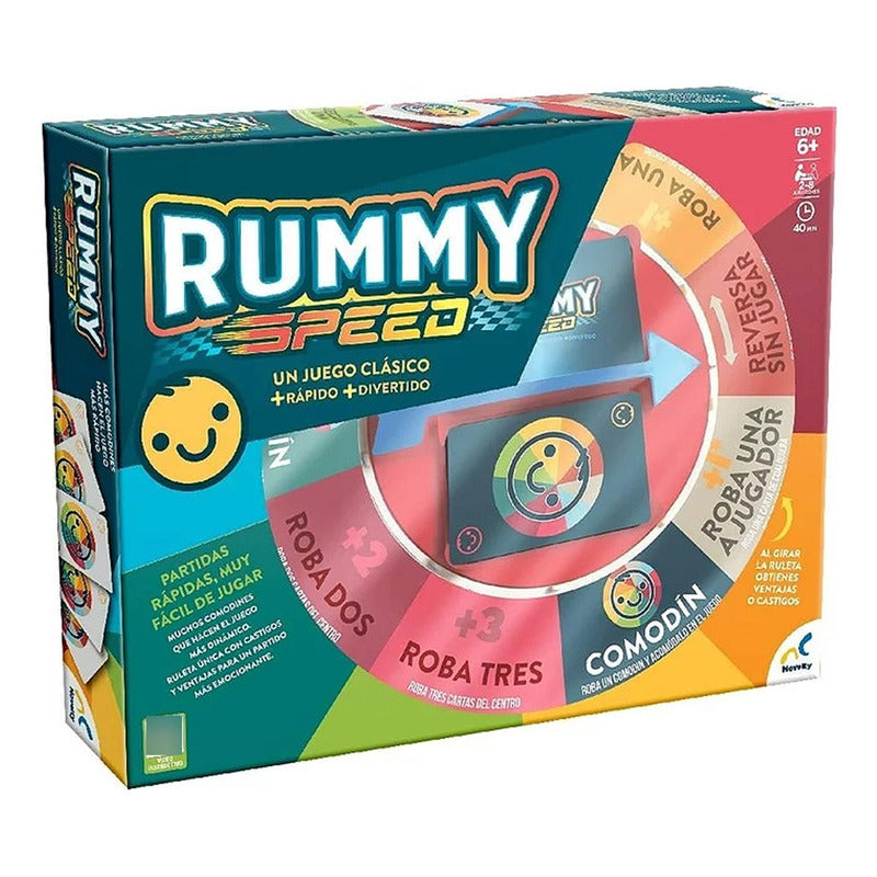 Juego De Mesa Rummy Speed Mod. Jca-1931 Marca Novelty®