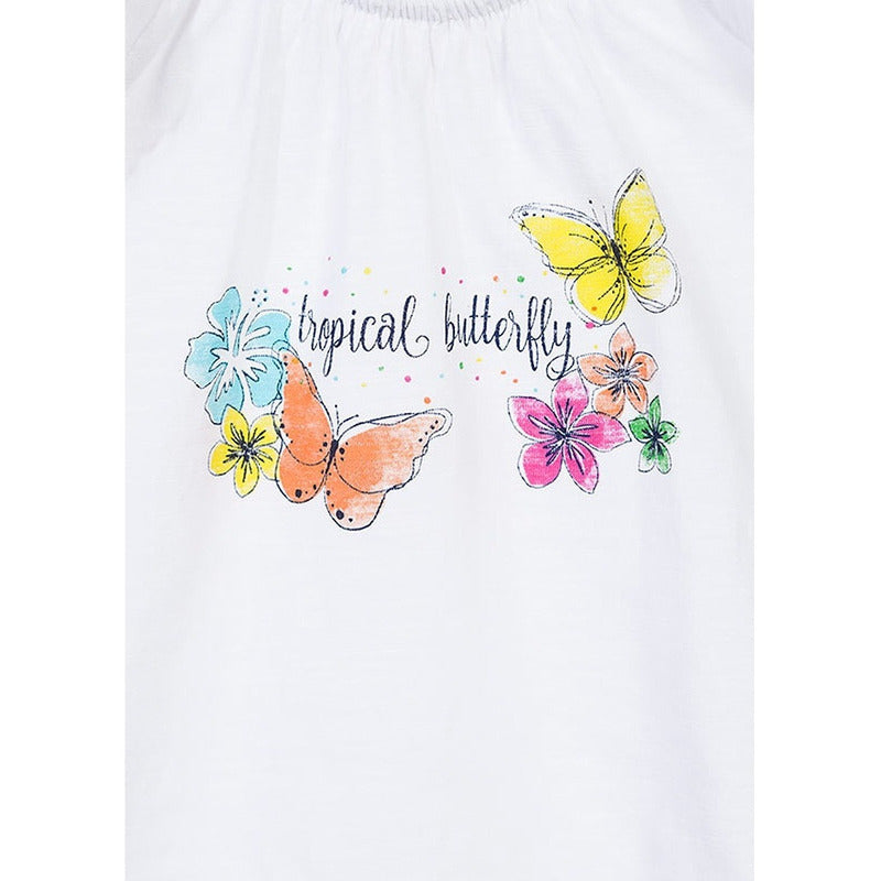 Blusa Holgada Con Adorno En Manga Mod.916-1022 Marca Losan®