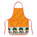 Mandil Delantal Ajustable Multiusos Repelente 65x50cm Naranja Granja