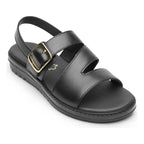Sandalia Casual Para Mujer Mod.100237 Marca Flexi® Negro 23.5 Mx
