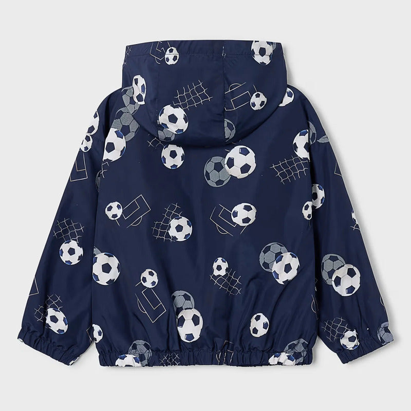 Chamarra Rompevientos Para Niño Mod.3446 Marca Mayoral® Marino 7 Años Balones