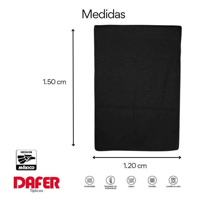 Frazada De Acrilico Afelpada Multiusos 1.20m X 1.50m Mod. Ac