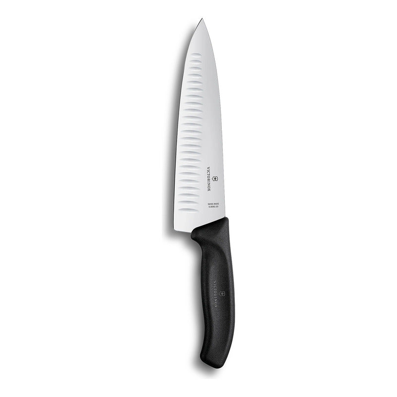 Cuchillo Con Alvéolos Para Chef Mod.6.8083.20g Victorinox® Negro