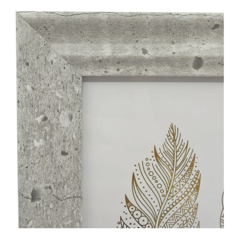 Portarretrato Con Marco Plástico-vidrio Para Mesa