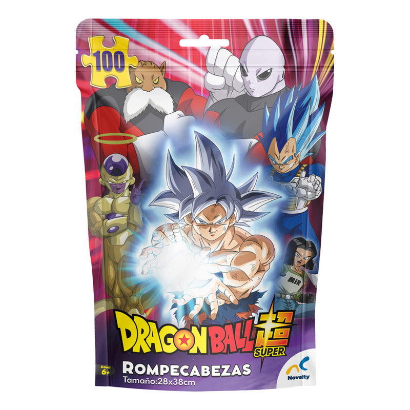 Rompecabezas Dragon Ball Súper Bolsa Foil 100 Piezas