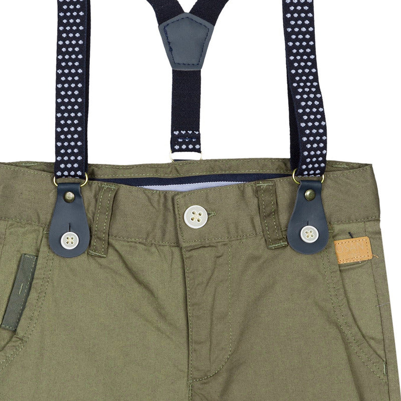 Bermuda Con Tirantes Para Niño Mod.215-9790al Marca Losan®