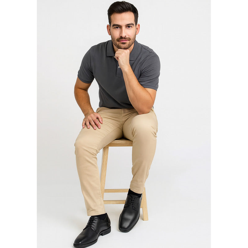 Zapato Mocasín Formal Para Hombre Mod.421401 Marca Flexi®