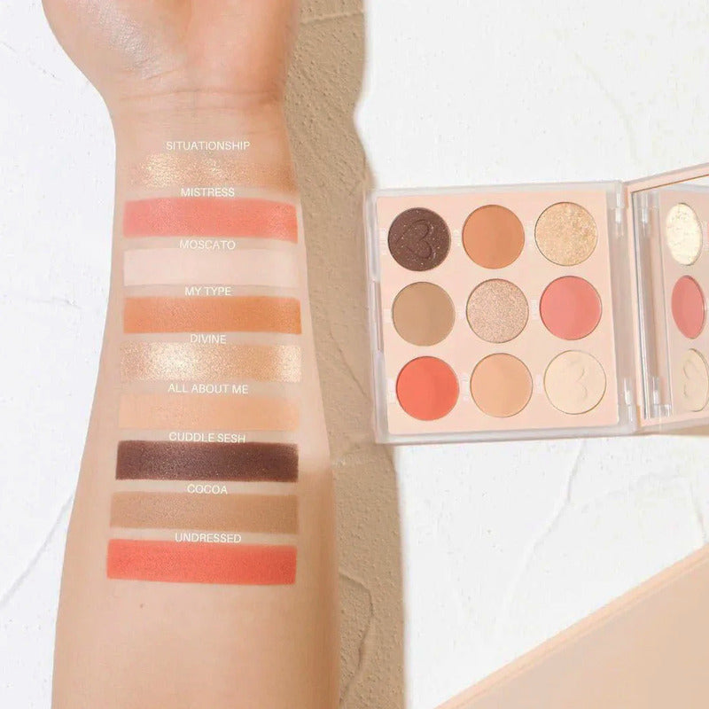 Paleta De Sombras 9 Tonos Nude X Marca Beauty Creations®