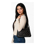 Bolso Efecto Piel Troquelado Mod. 25waxp38/2000 Desigual® Negro Troquelado Níquel