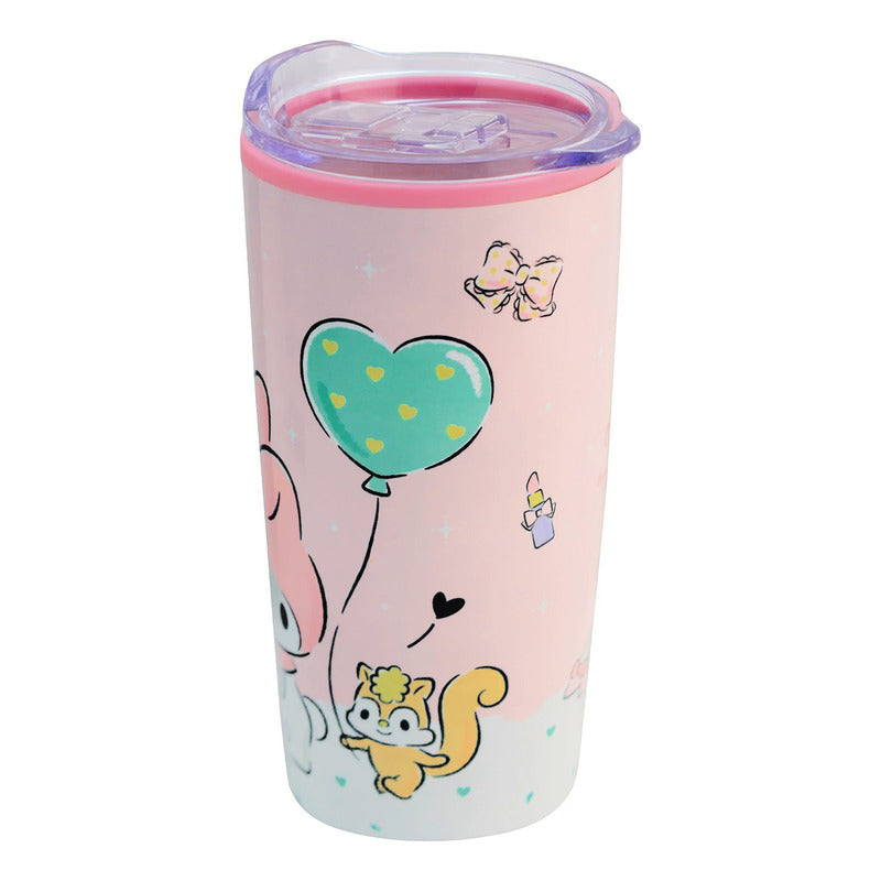 Vaso Termo Con Tapa 450ml Para Adulto Diseños Varios