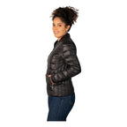 Chamarra Capitonada Mod.dw86-pol7096 De Pluma Greenlander® Negro M Lisa