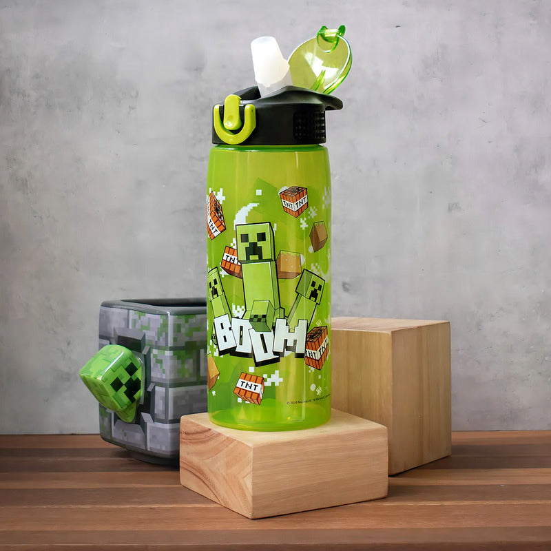 Botella Infantil Ligera Para Agua 700ml Diseños Animados