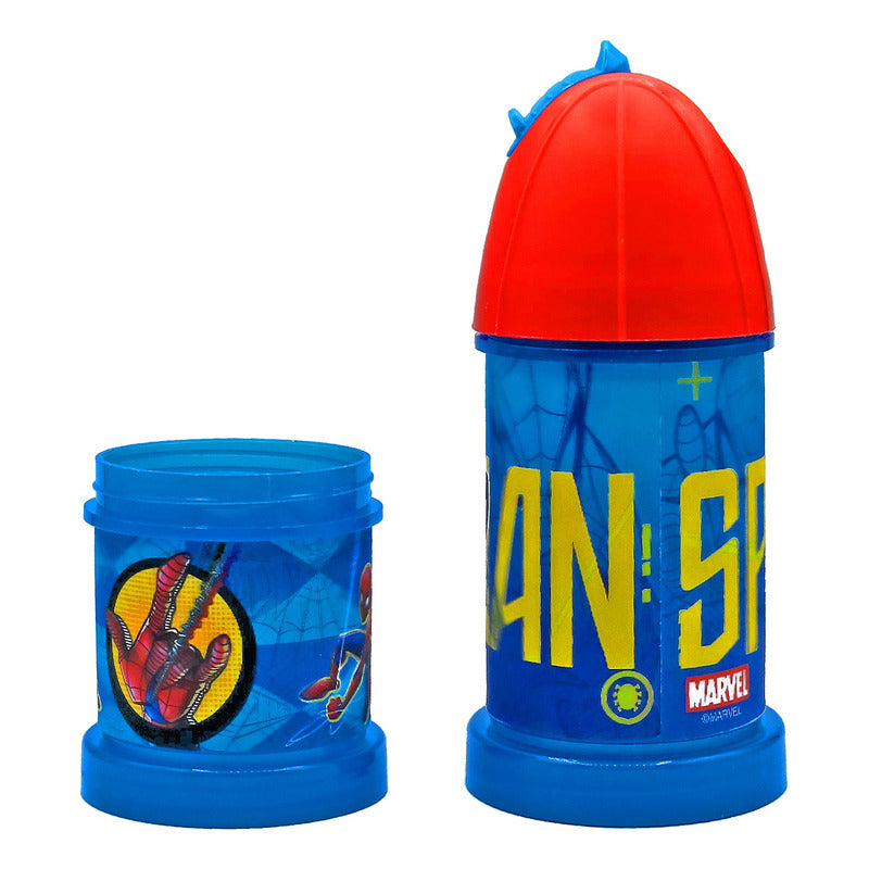 Botella De Agua Con Compartimento Diseño Infantil