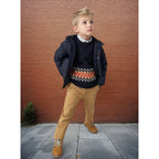 Pantalón Sarga Para Niño Mod.509 Marca Mayoral® Camel Liso 2