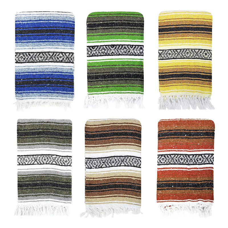 Falsa Mexicana Artesanal Multiusos 6pz Mayoreo 190x120cm Multicolor 2