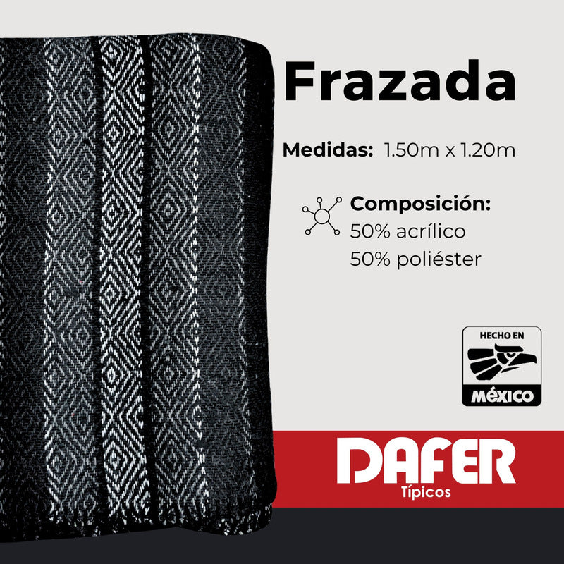 Frazada De Acrilico Afelpada Multiusos 1.20m X 1.50m Mod. Ac