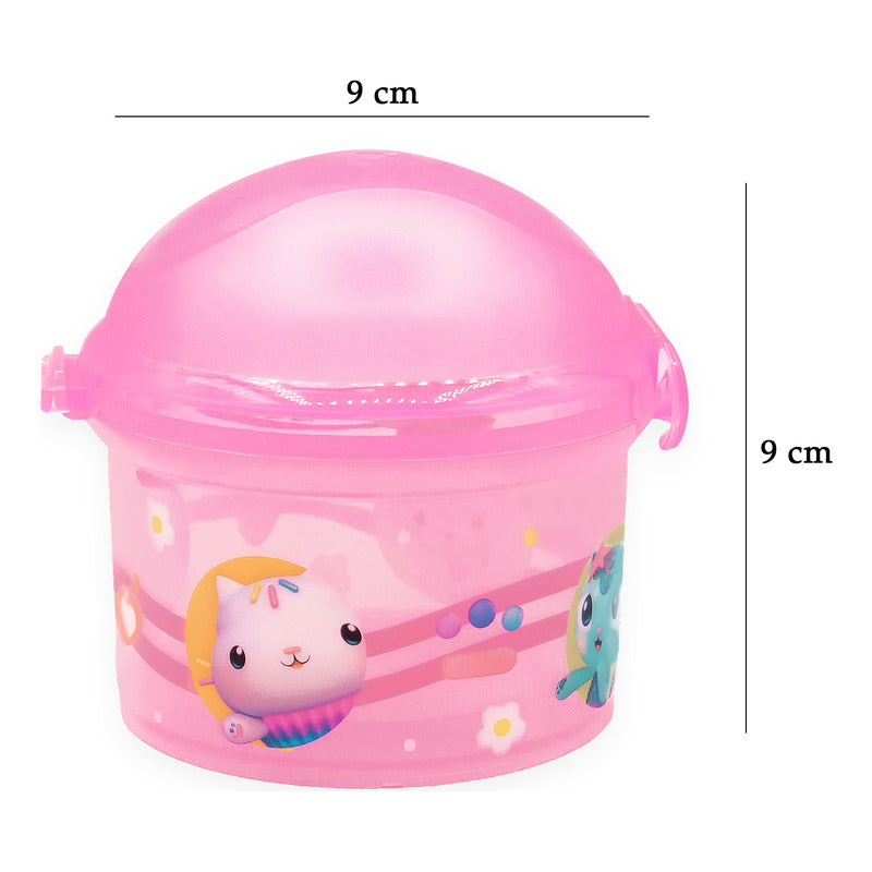 Topper Recipiente Para Comida Diseño Lenticular Niños