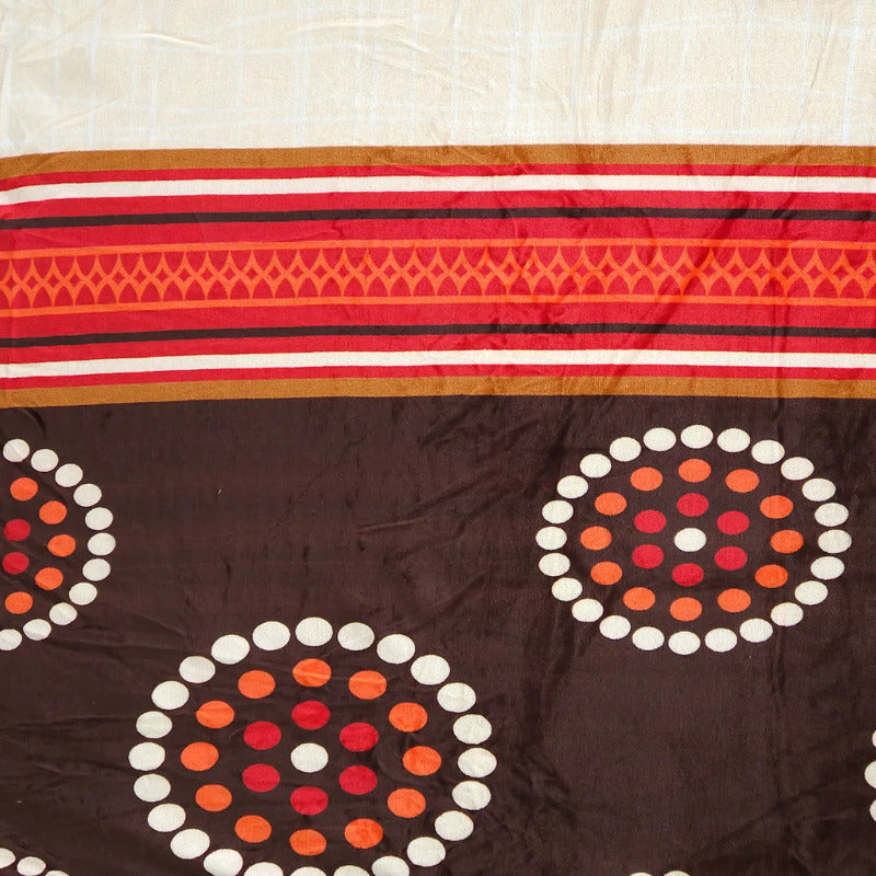 Edredón Jumbo De Borrega King Size 2.30mx2.40m Providencia® Chenoa Multicolor