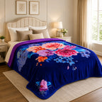 Edredón Jumbo De Borrega King Size 2.30mx2.40m Providencia® Emma Multicolor