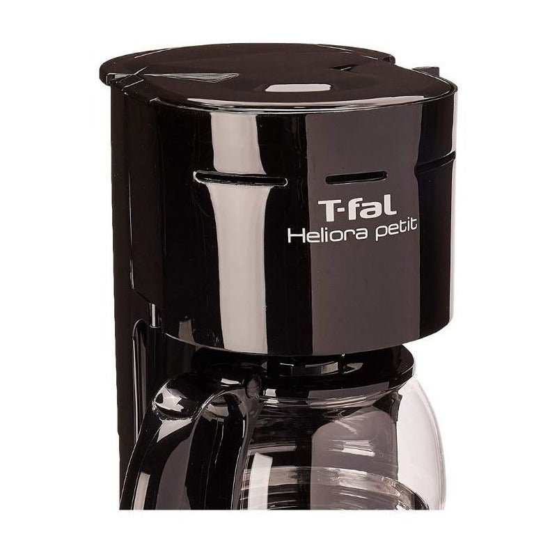 Cafetera De Filtro Permanente Heliora Petit Negra Prepara 4 Tazas De Café Cuenta Con Sistema Antigoteo Por Lo Que Puedes Servir El Café Mientras Se Está Preparando T-fal Cm3218mx