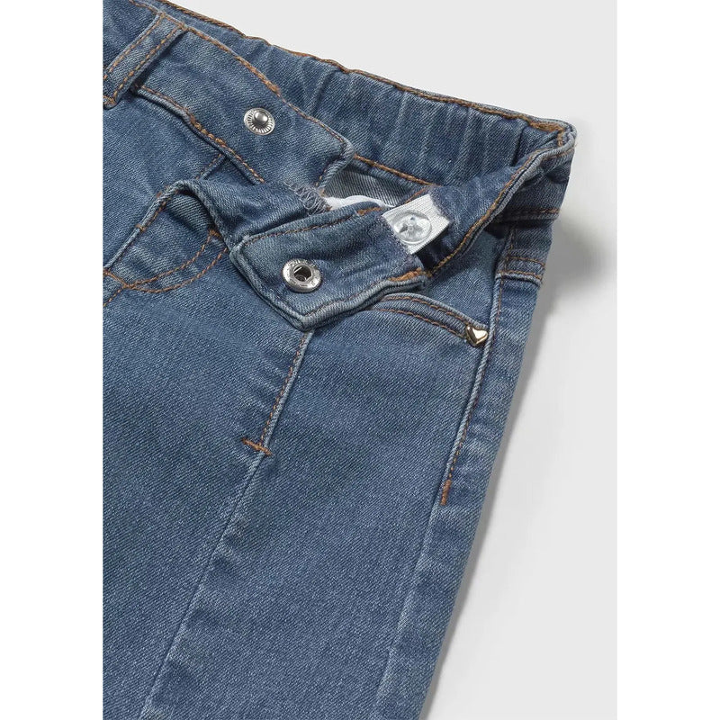 Pantalón De Mezclilla Acampanado Para Bebé 1572 Mayoral® Medio Lisa 9 Meses
