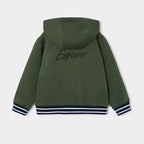 Sudadera Con Cierre Para Niño Mod.4427 Marca Mayoral® 7 Años Verde Olivo Lisa