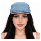 Boina Gorra Casual Retro Para Mujer Atemporal Mezclilla M Lisa