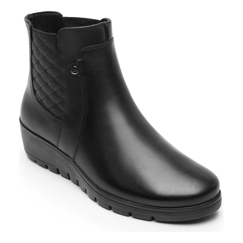 Botín Confort Cuña Para Mujer Mod.104821 Marca Flexi®