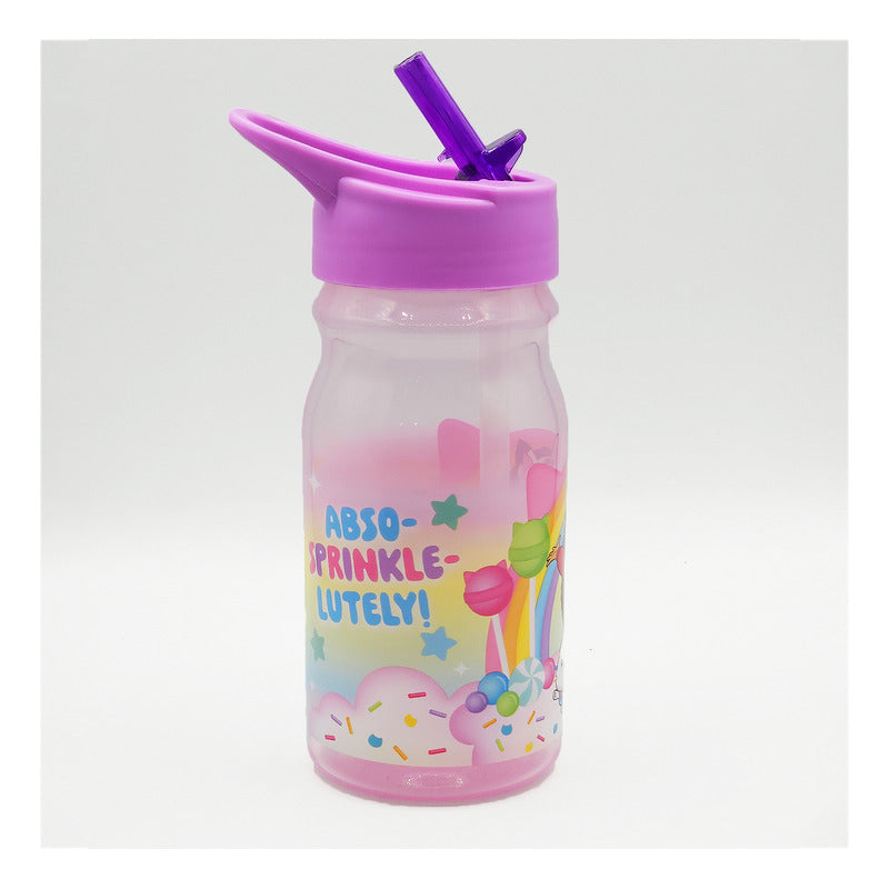 Lonchera Infantil De Plástico Con Botella Diseños Varios