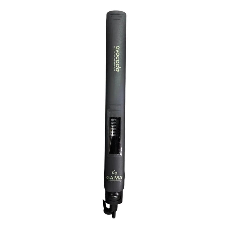 Plancha De Cabello Ga.ma Italy Essential Oils Elegance Avocado Led Negra Negro