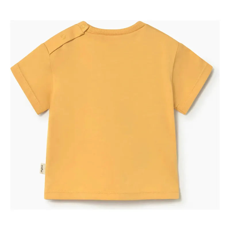 Playera Casual Para Bebé Recién Nacido M.1077 Marca Mayoral® Miel Amar Es Bonito 18 M