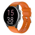Reloj Smartwatch Hombre Race F1 Nylon Marca Nu Nordic® Negro Liso Naranja