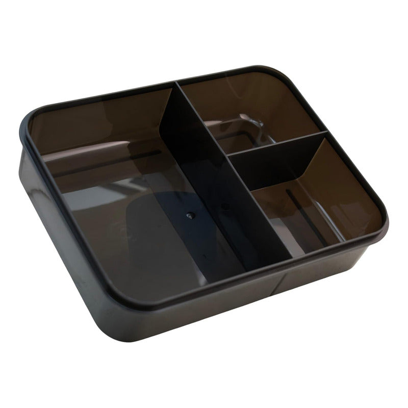 Contenedor Para Alimentos Con 3 Divisiones Diseños Animados