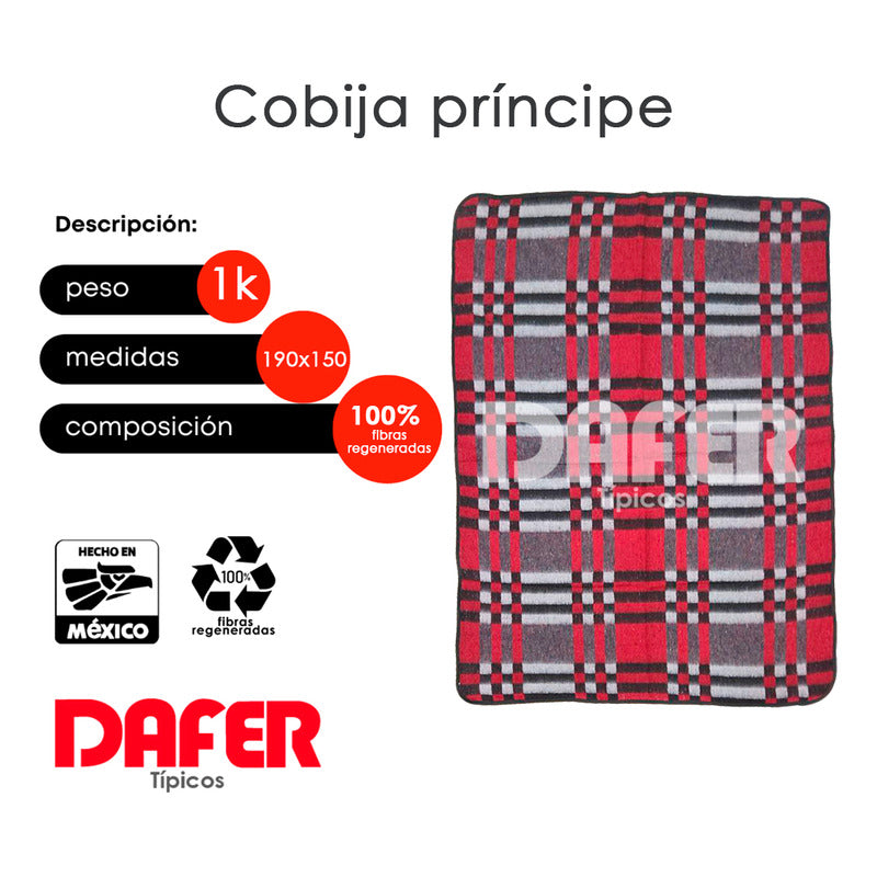 Cobija Mexicana Príncipe De Color Económica 1.9x1.5m